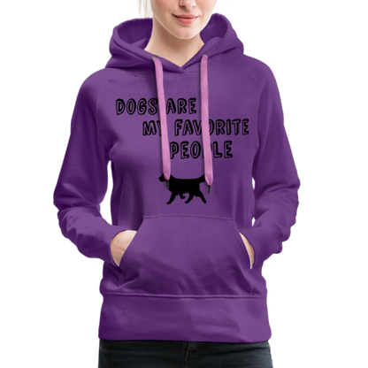 Frauen Premium Hoodie - Favorite Dog - Purple