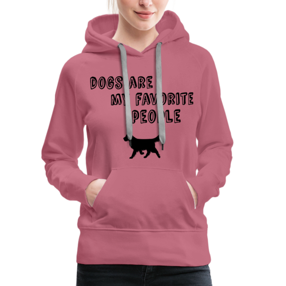 Frauen Premium Hoodie - Favorite Dog - Malve