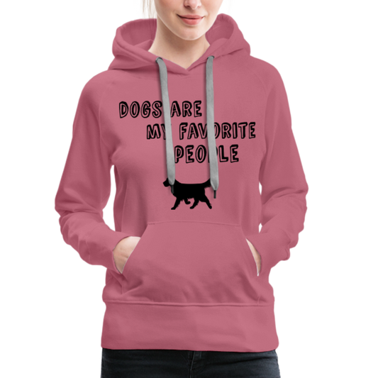 Frauen Premium Hoodie - Favorite Dog - Malve