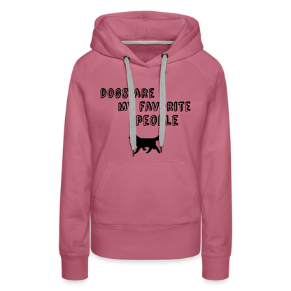 Frauen Premium Hoodie - Favorite Dog - Malve