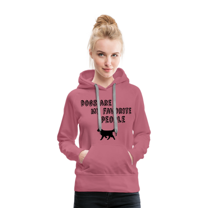 Frauen Premium Hoodie - Favorite Dog - Malve