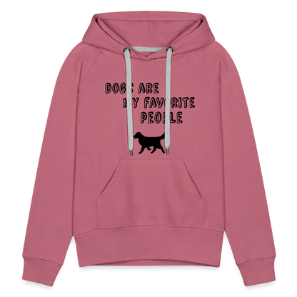 Frauen Premium Hoodie - Favorite Dog - Malve