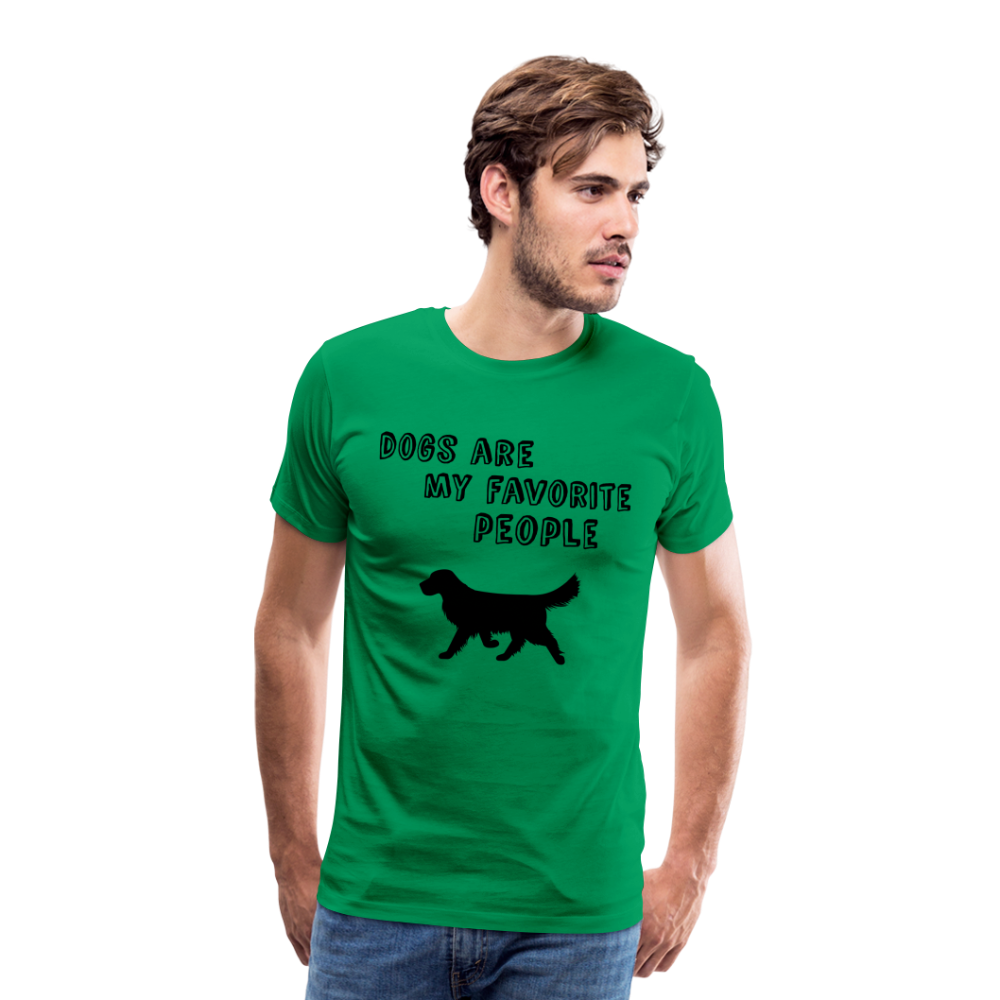 Männer Premium T-Shirt - Favorite Dog - Kelly Green