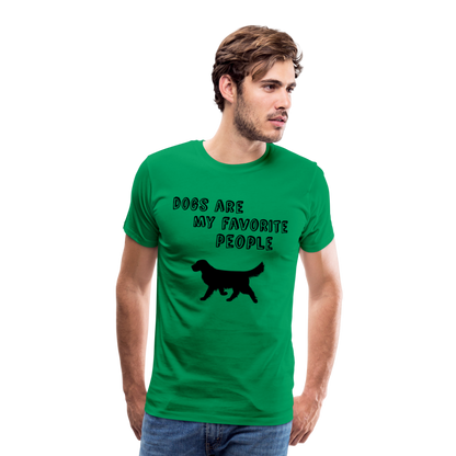 Männer Premium T-Shirt - Favorite Dog - Kelly Green