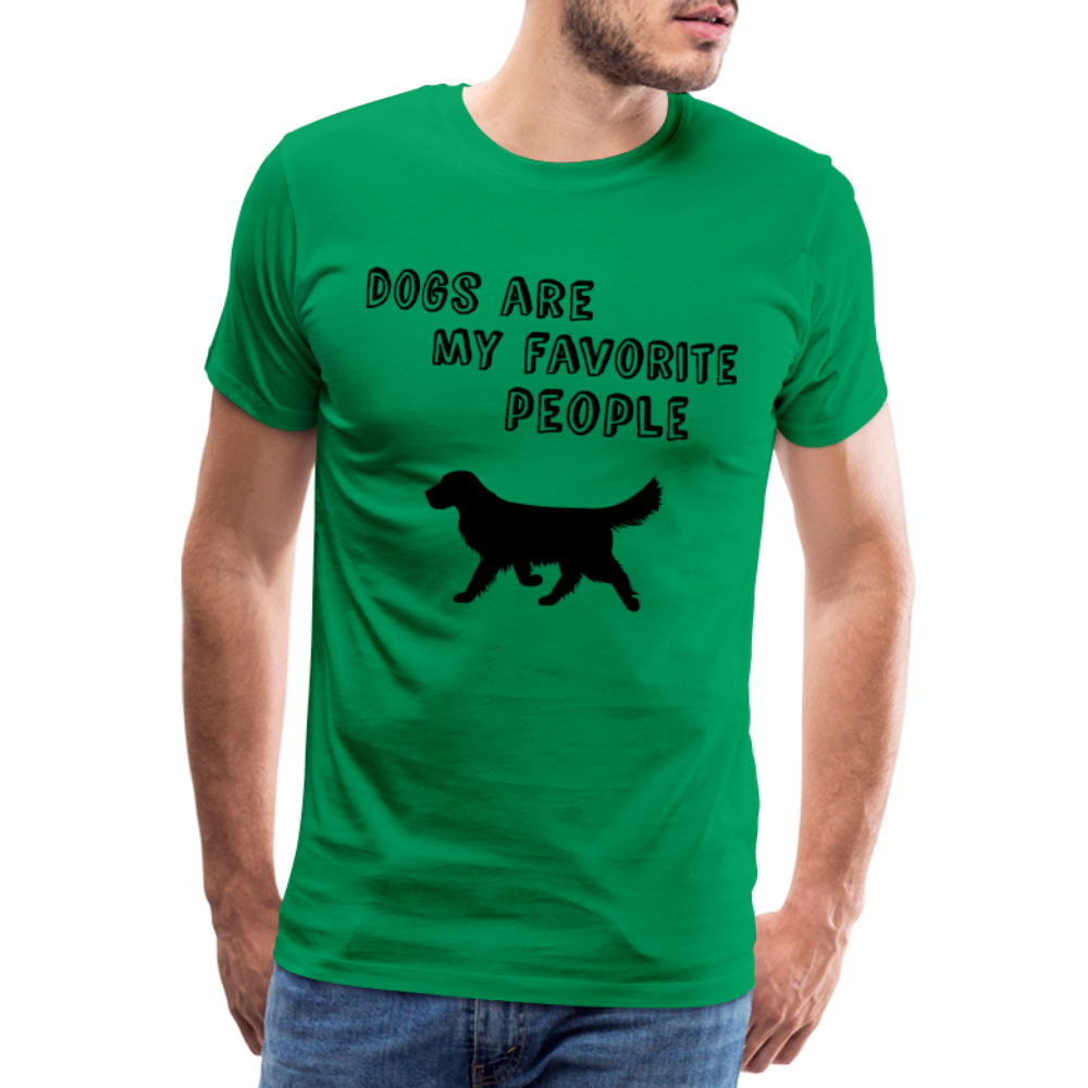 Männer Premium T-Shirt - Favorite Dog - Kelly Green