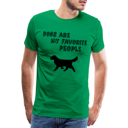 Männer Premium T-Shirt - Favorite Dog - Kelly Green