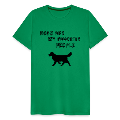 Männer Premium T-Shirt - Favorite Dog - Kelly Green