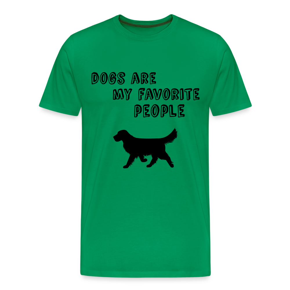 Männer Premium T-Shirt - Favorite Dog - Kelly Green