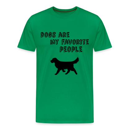 Männer Premium T-Shirt - Favorite Dog - Kelly Green