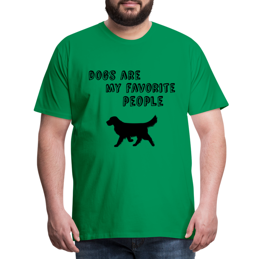 Männer Premium T-Shirt - Favorite Dog - Kelly Green