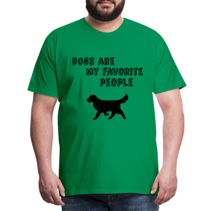 Männer Premium T-Shirt - Favorite Dog - Kelly Green