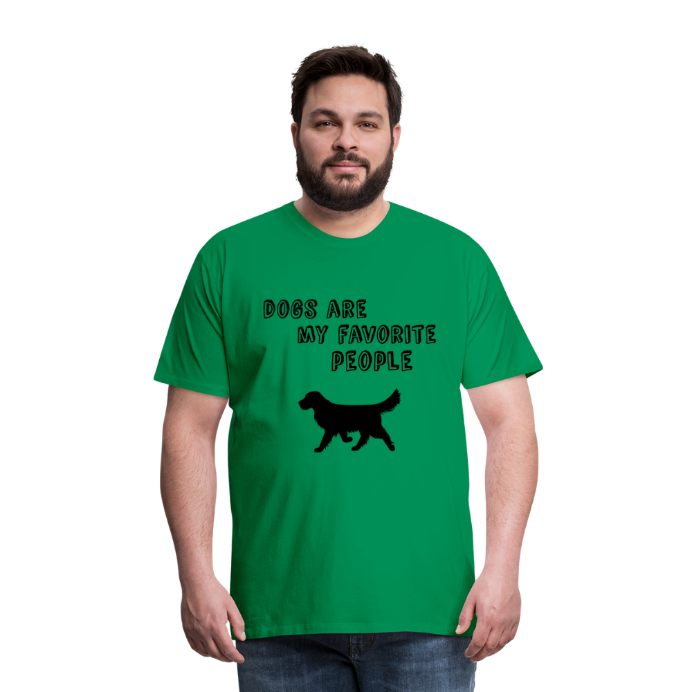 Männer Premium T-Shirt - Favorite Dog - Kelly Green