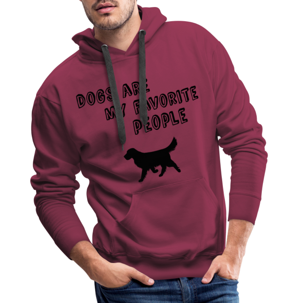 Men’s Premium Hoodie - Favorite Dog - Bordeaux