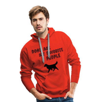 Men’s Premium Hoodie - Favorite Dog - Rot