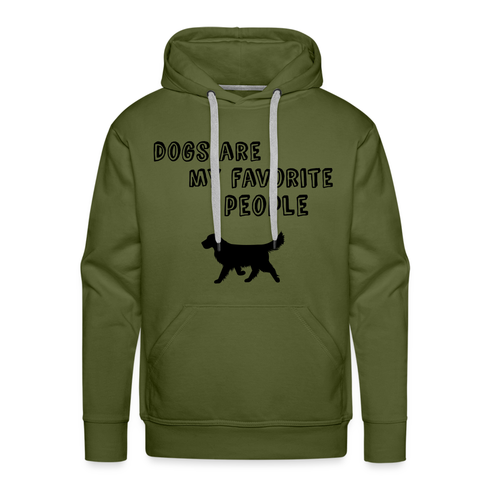 Men’s Premium Hoodie - Favorite Dog - Olivgrün