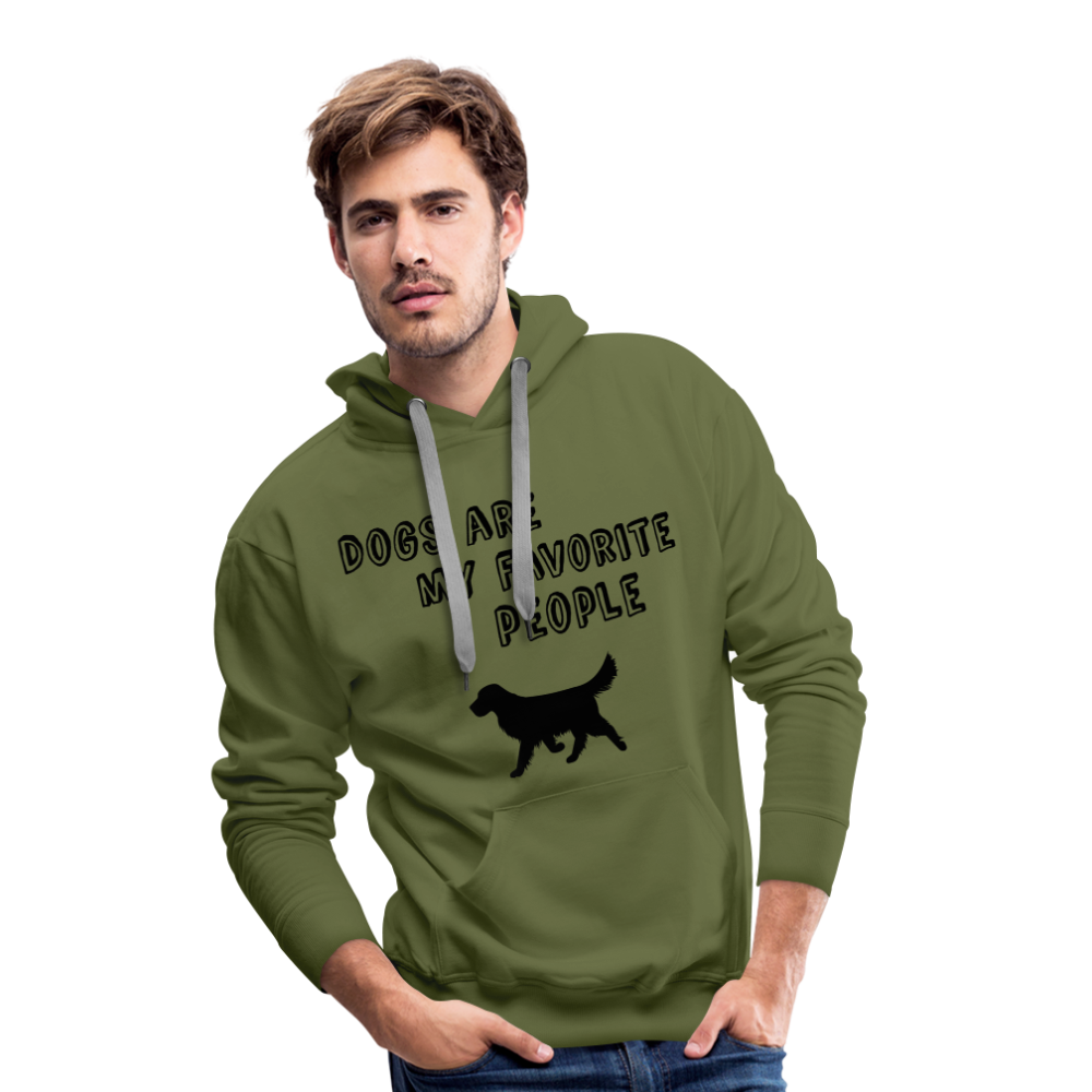 Men’s Premium Hoodie - Favorite Dog - Olivgrün