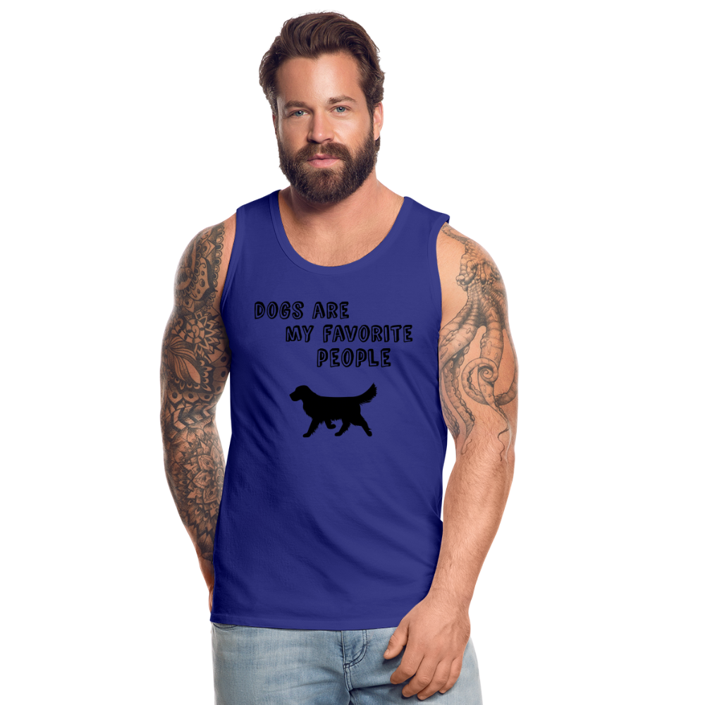 Männer Premium Tank Top - Favorite Dog - Königsblau