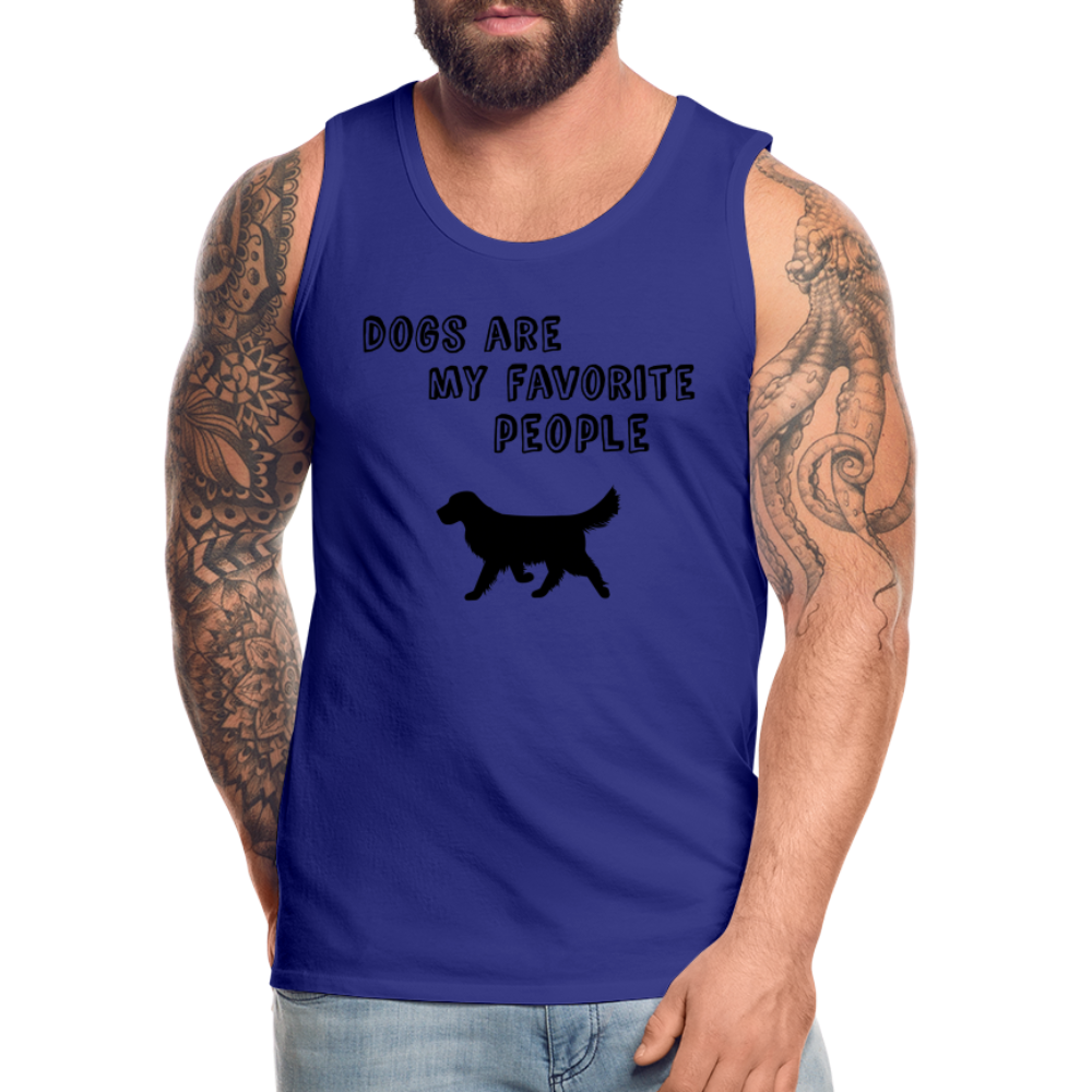 Männer Premium Tank Top - Favorite Dog - Königsblau