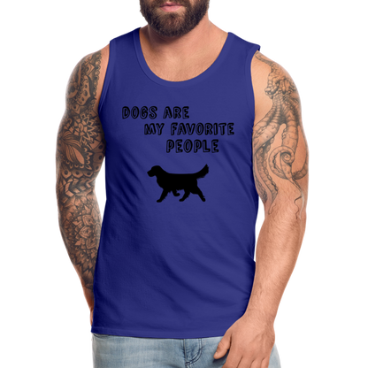 Männer Premium Tank Top - Favorite Dog - Königsblau