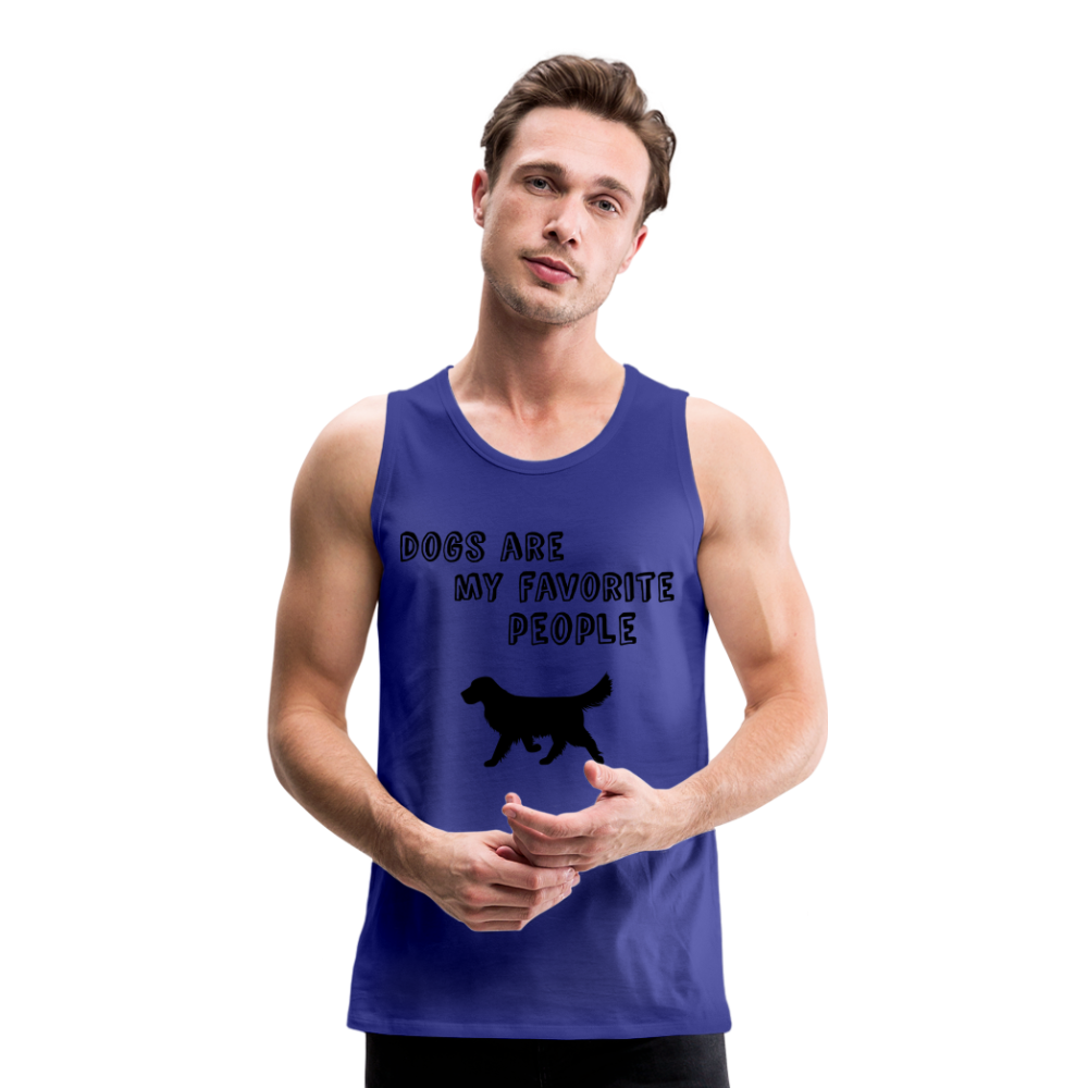 Männer Premium Tank Top - Favorite Dog - Königsblau