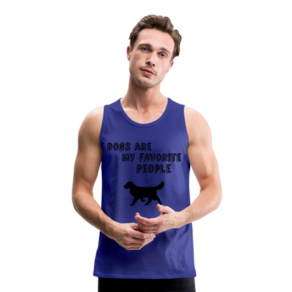 Männer Premium Tank Top - Favorite Dog - Königsblau