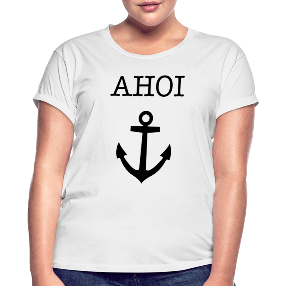 Frauen Oversize T-Shirt - Ahoi - weiß