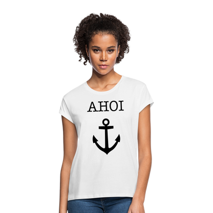 Frauen Oversize T-Shirt - Ahoi - weiß