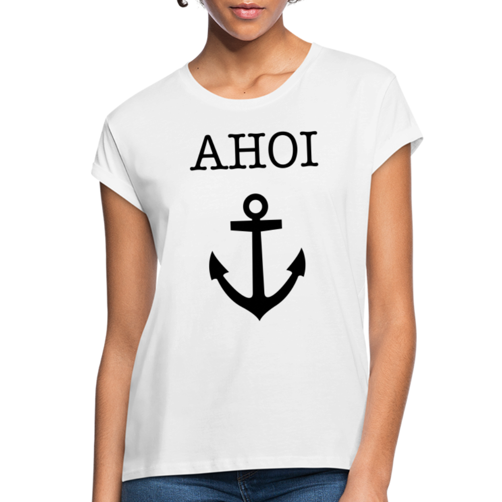 Frauen Oversize T-Shirt - Ahoi - weiß