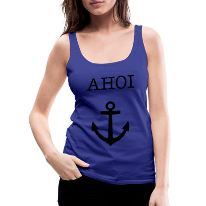 Frauen Premium Tank Top - Ahoi - Königsblau