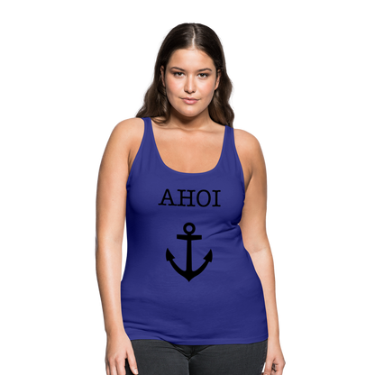 Frauen Premium Tank Top - Ahoi - Königsblau