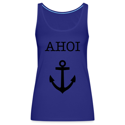 Frauen Premium Tank Top - Ahoi - Königsblau