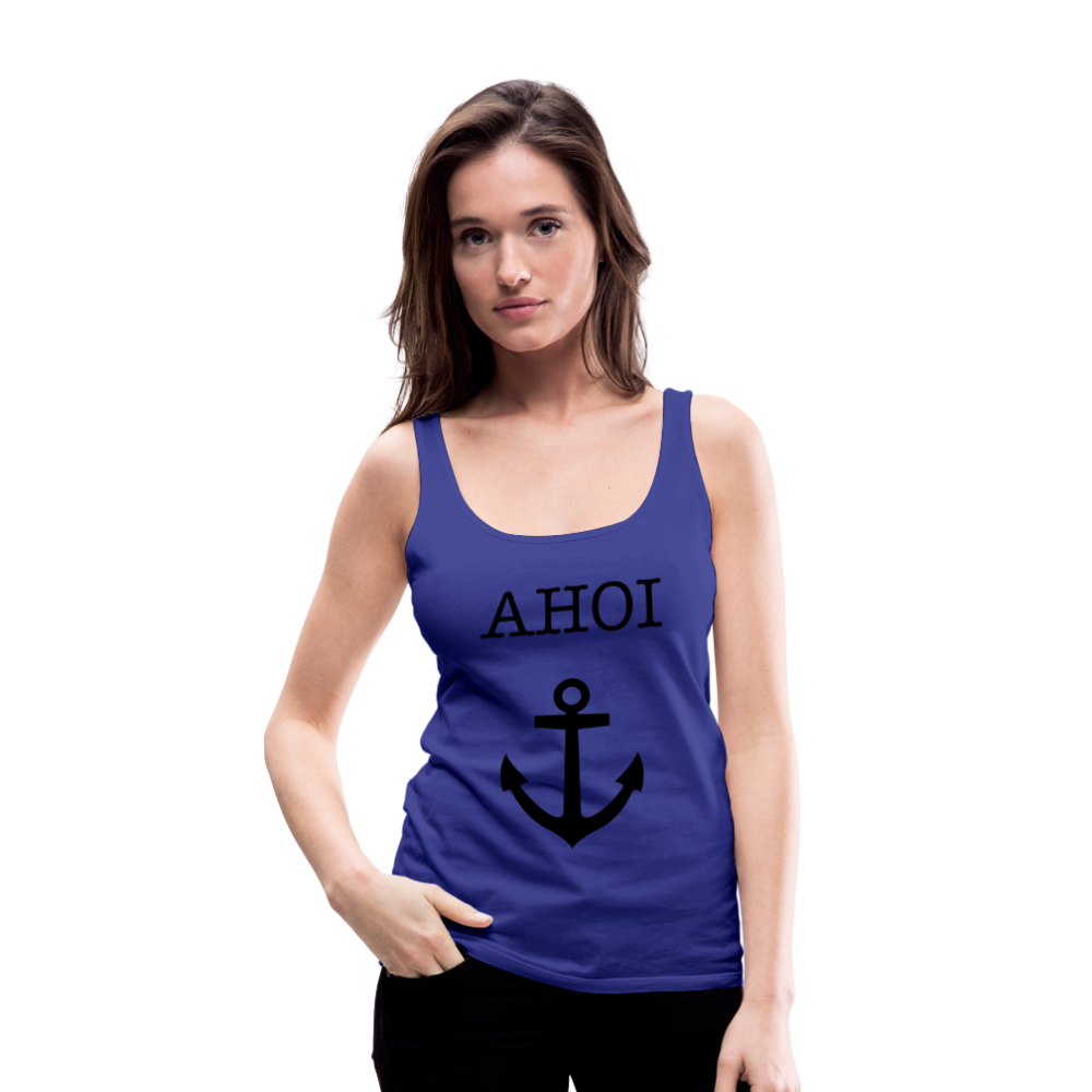 Frauen Premium Tank Top - Ahoi - Königsblau