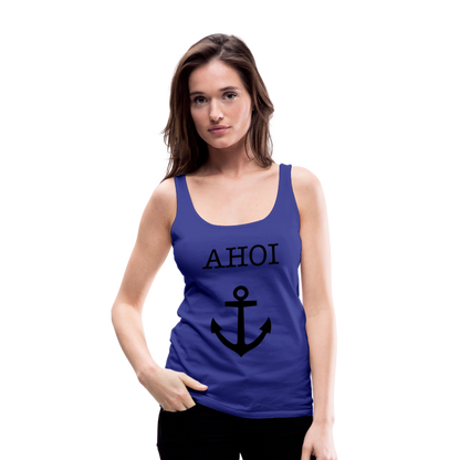 Frauen Premium Tank Top - Ahoi - Königsblau