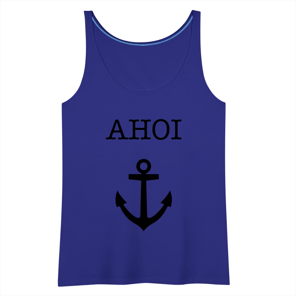 Frauen Premium Tank Top - Ahoi - Königsblau