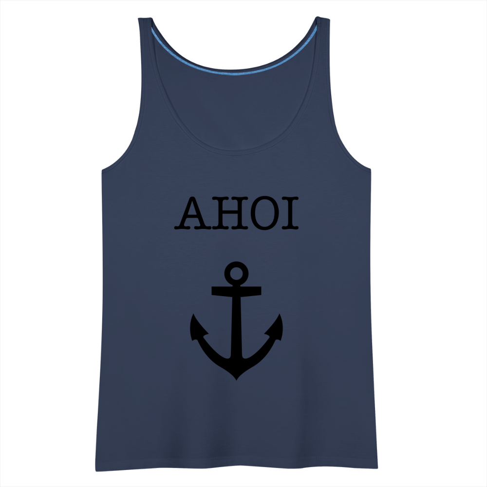 Frauen Premium Tank Top - Ahoi - Navy