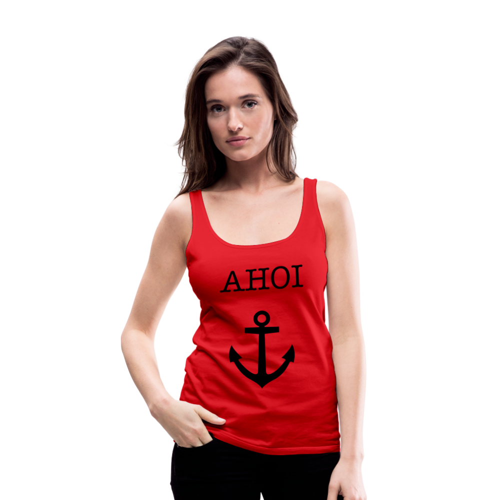 Frauen Premium Tank Top - Ahoi - Rot