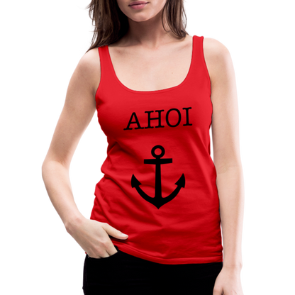 Frauen Premium Tank Top - Ahoi - Rot