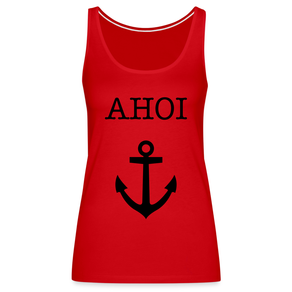 Frauen Premium Tank Top - Ahoi - Rot