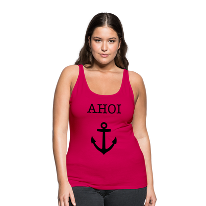 Frauen Premium Tank Top - Ahoi - dunkles Pink