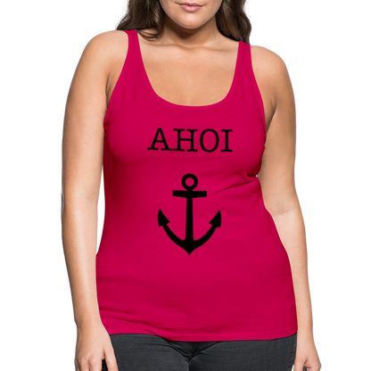 Frauen Premium Tank Top - Ahoi - dunkles Pink