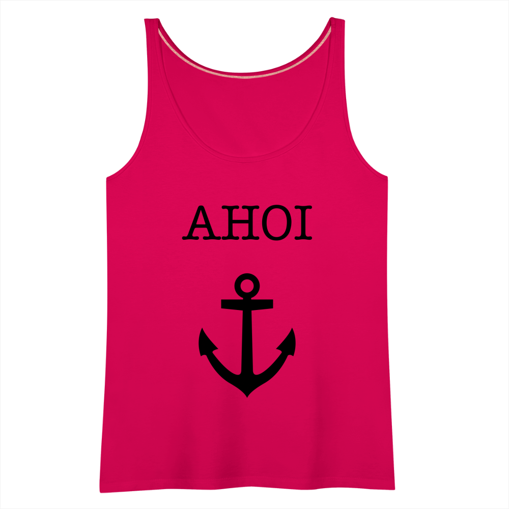 Frauen Premium Tank Top - Ahoi - dunkles Pink