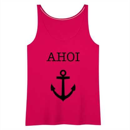 Frauen Premium Tank Top - Ahoi - dunkles Pink