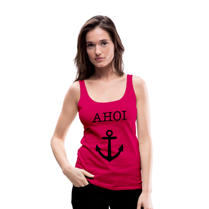 Frauen Premium Tank Top - Ahoi - dunkles Pink