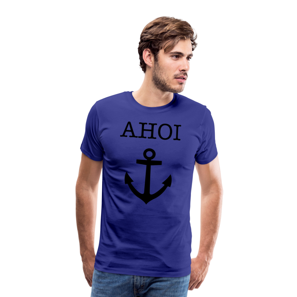 Männer Premium T-Shirt - Ahoi - Königsblau