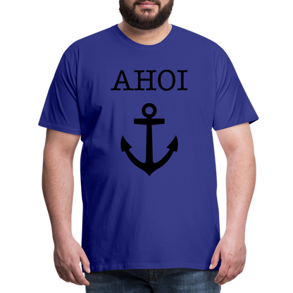 Männer Premium T-Shirt - Ahoi - Königsblau