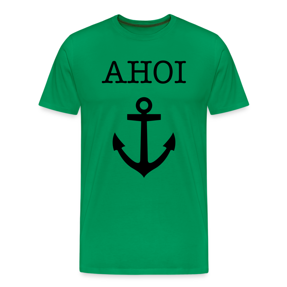 Männer Premium T-Shirt - Ahoi - Kelly Green