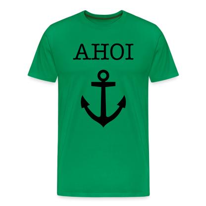 Männer Premium T-Shirt - Ahoi - Kelly Green