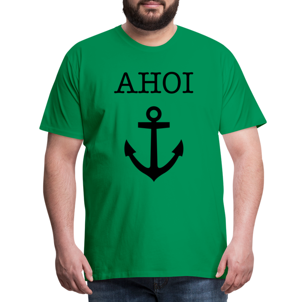 Männer Premium T-Shirt - Ahoi - Kelly Green