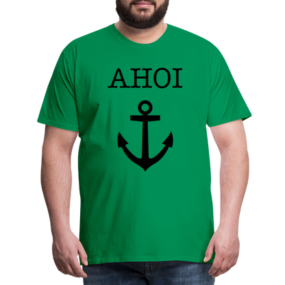 Männer Premium T-Shirt - Ahoi - Kelly Green