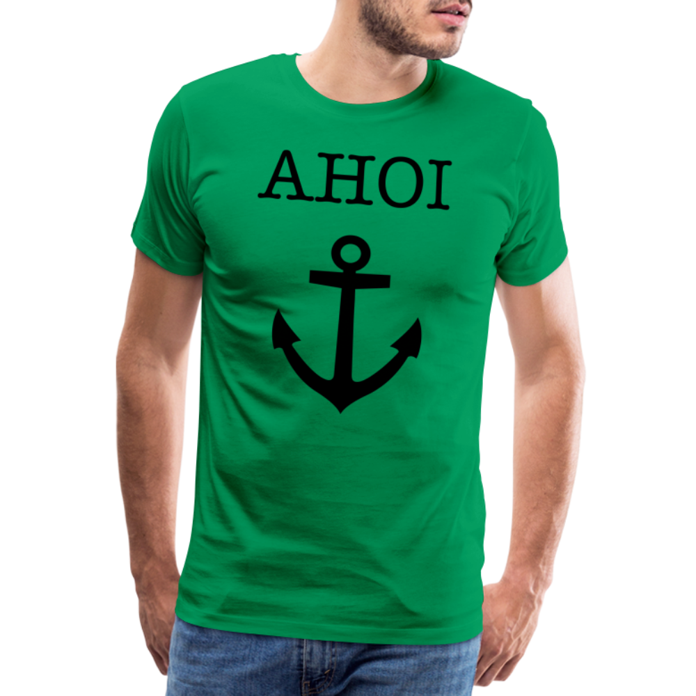 Männer Premium T-Shirt - Ahoi - Kelly Green